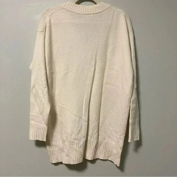 Athleta wool cashmere blend  v neck sweater tunic - Picture 5 of 7